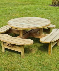 Round Picnic Table