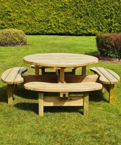 Round Picnic Table