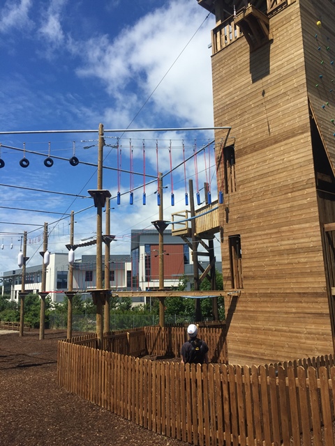 2 Level High Ropes Course / Climbing Tower / Zip Line - Image 8