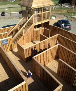 Timber Panel Maze