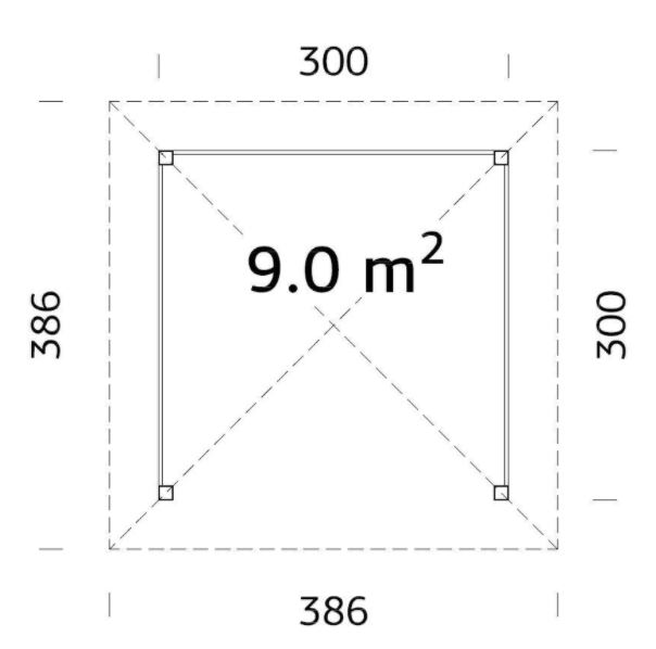 Bella Gazebo 9.0 m² - Image 2