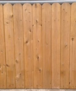Closed Round Top Fence Panels