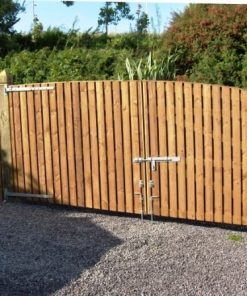 Closed Sheeted Timber Gate