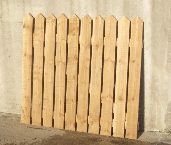 Open Picket Fence Panel