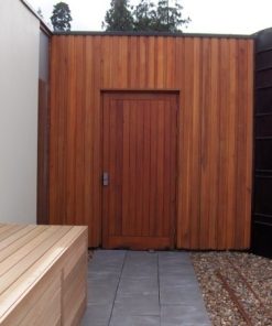 Side Entrance Door & Surrounding wall