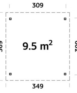 Pergola 9.5m2 Plan