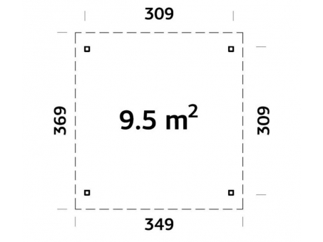 Pergola 9.5m2 Plan