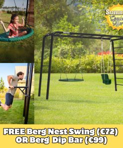 Berg PlayBase Climbing Frame Large Nest Swing Baby Swing (1)