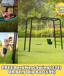 Berg PlayBase Climbing Frame Medium TL (Baby Seat+Rubber Seat)